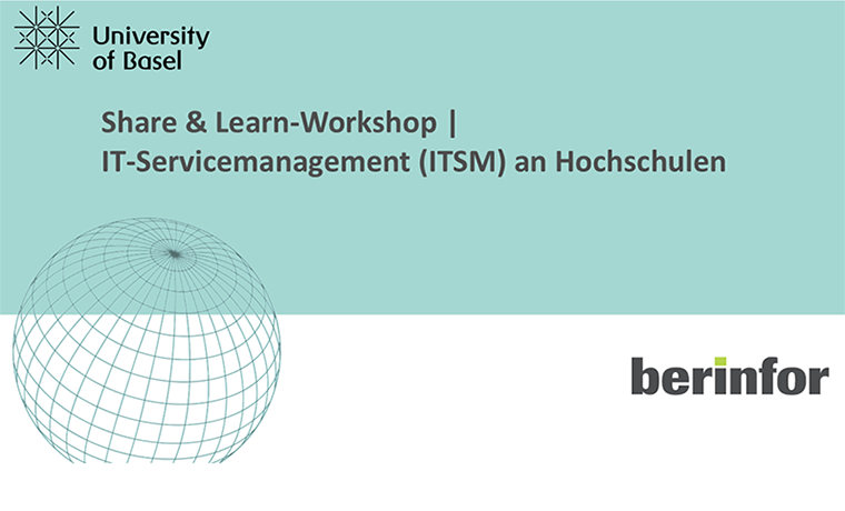 Share & Learn zum Thema «IT-Servicemanagement an Hochschulen»